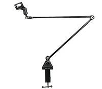 Стійка-пантограф для мікрофона Fangwu, посилена, 90 см, метал, навантаження до 3 кг, тримач на стіл, різьблення 5/8