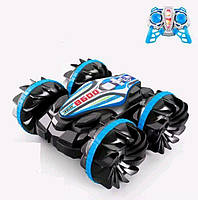 Машинка Амфібія перевертиш на пульті керування Машинка перевертень чорно синя