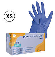 Рукавички нітрилові без пудри, 100 шт./пач. Cobalt. XS