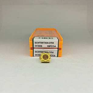 SCMT09T304-OTM OC2025 OKE (Сталь) Твердосплавна пластина, фото 1