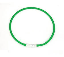 LED USB нашийник для собак і котів круглий 35 см - зелений