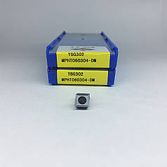 MPHT060304-DM YBG302 ZCC.CT (Сталь, Нержавіюча сталь) Твердосплавна пластина