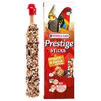 Versele-Laga Prestige Sticks Parrots Nuts & Raisin topping ВЕРСЕЛЕ-ЛАГА ПРЕСТИЖ ГОРІХИ ТА РОДЗИНКИ ласощі для середніх і великих