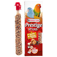 Versele-Laga Prestige Sticks Small Parrot Nuts & Raisin topping ВЕРСЕЛЕ-ЛАГА ПРЕСТИЖ ГОРІХИ ТА РОДЗИНКИ ласощі для хвилястих папуг