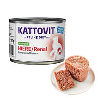 Kattovit Veterinary Niere Renal Turkey КАТТОВІТ РЕНАЛ ІНДИЧКА повнораціонний вологий лікувальний корм для котів із захворюваннями