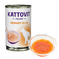 Kattovit Veterinary Urinary Drink КАТТОВІТ УРІНАРІ лікувальний напій для котів із захворюваннями нижніх сечовивідних шляхів, банка