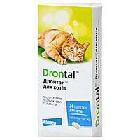 Таблетки від глистів Elanco Дронтал для котів, 1 таб.