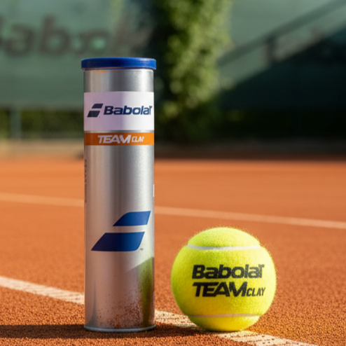 М'ячі тенісні для ґрунту Babolat Team Clay X4 502080/113 (4 шт.), фото 1