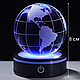 Декоративна нічник кришталева куля, 8х8 см, від мережі та батарейок / Дитячий нічник / Світильник-нічник настільний - фото 7 - id-p2776365686