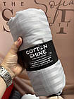 Простирадло сатинове на гумці Cotton 160 на 200 см та 2 наволочки, фото 6