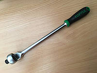 Тріскачка 1/2" з шарніром 72 зубця супердовга 430мм CJKN1643 TOPTUL