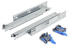 Меблева направляюча L=350mm прихованого монтажу з відштовхувачем 3D Forte GIFF PRIME (16-19мм)