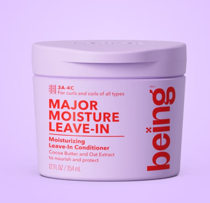 Зволожуючий незмивний кондиціонер для кучерявого та сухого волосся Being Major Moisture Leave-In, 354 мл, фото 1