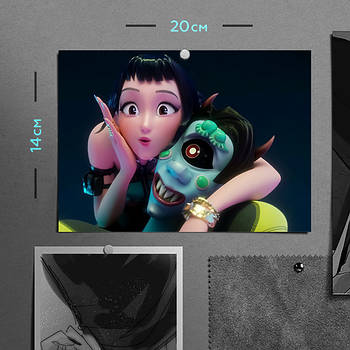 "Зої (Кейпоп мисливиці на демонів / KPop Demon Hunters)" плакат (постер) розміром А5 (20х14см)