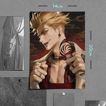 "Енджін (Гачіакута / Gachiakuta)" плакат (постер) розміром А5 (14х20см)