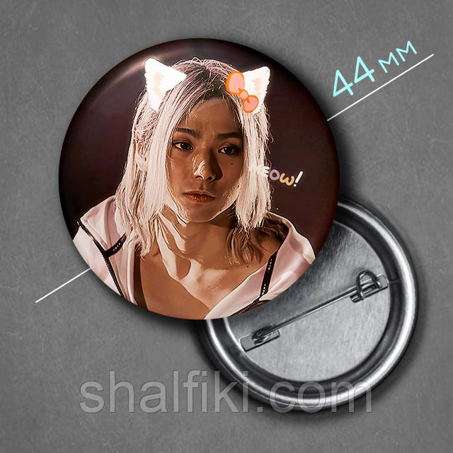 "Шунтаро Чішія (Аліса в Прикордонні / Alice in Borderland)" значок круглий на булавці Ø44 мм, фото 1