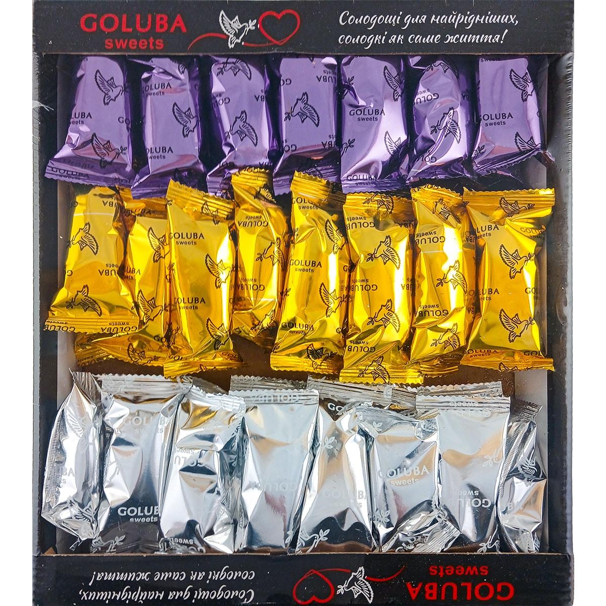 Цукерки «La Bonta» Асорті (манго, мигдаль, капучино) Goluba 1.2кг