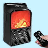 Мініобігрівач із захистом від перегрівання Електричний камін теплоогрівач камін із пультом