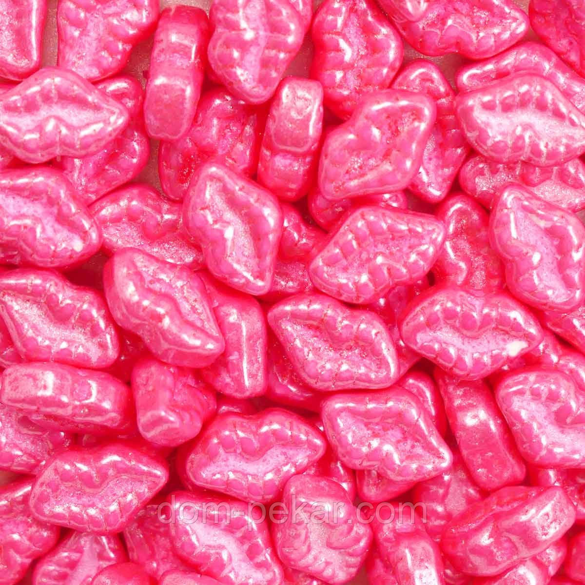 Декор цукровий Dr.Gusto Губки рожеві (25 гр.)