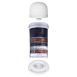 Комплект фільтрів з 3 одиниць – мінеральний фільтр, мікрокерамічний купол і основа з сіткою для настільного фільтра-очищувача води