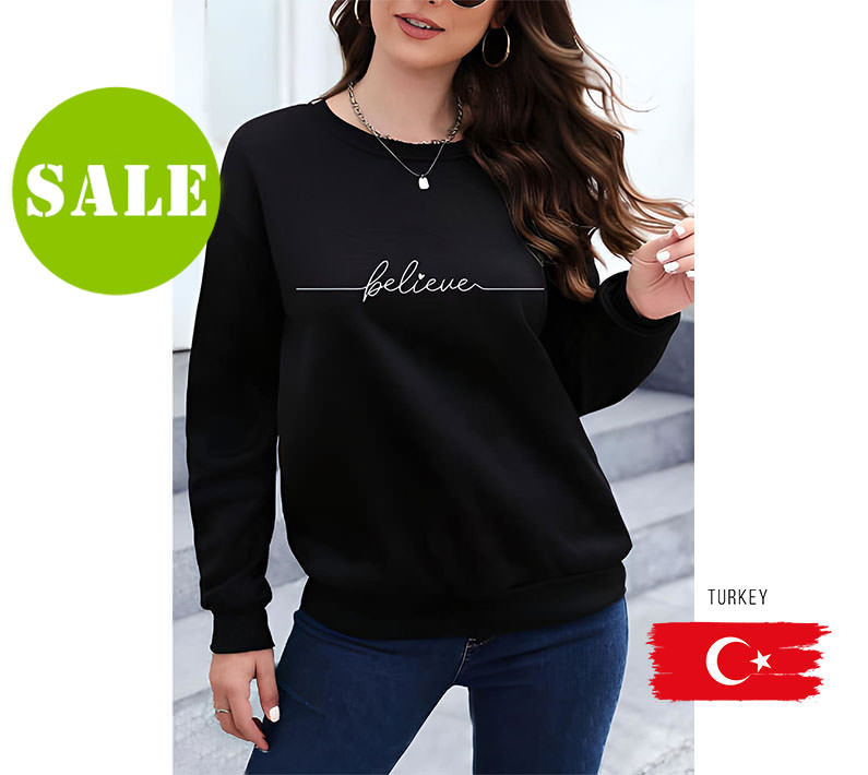 Жіночий світшот на флісі "Image" Турція оптом | Норма і батал | Розпродаж моделі, фото 1