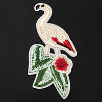 Термонаклейка Фламинго 5 1 шт, 5,5х11,5 см