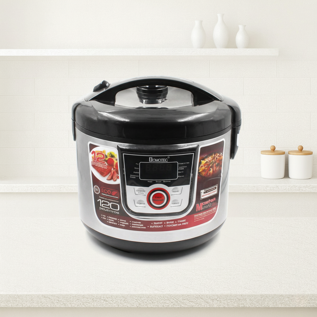 Мультиварка DOMOTEC — 5 л, 12 програм, енергозберігаюча, фото 1