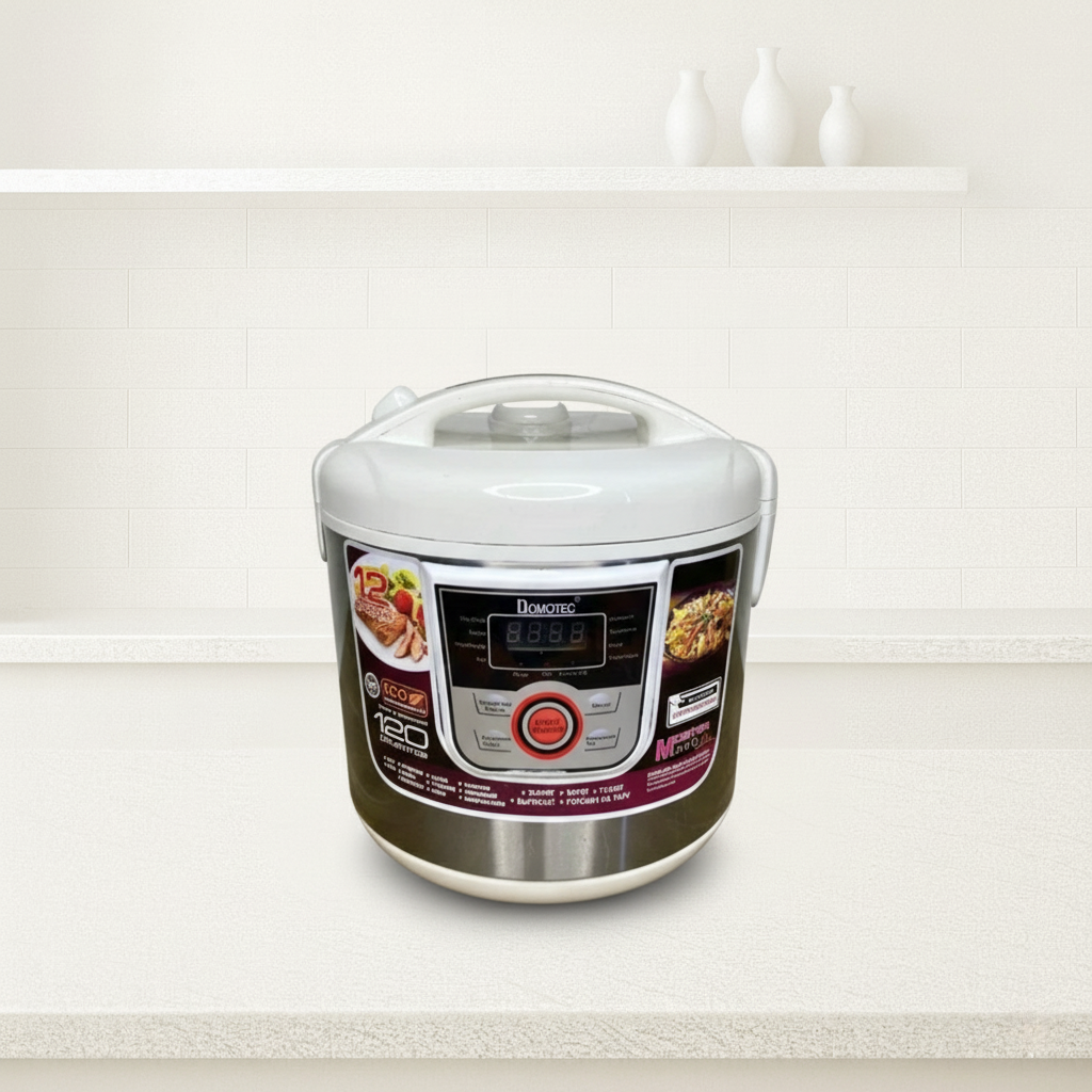 Мультиварка DOMOTEC — 5 л, 12 програм, пароварка/хлібопічка, фото 1