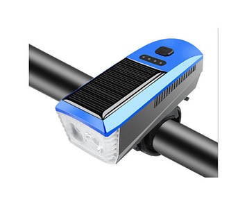 Ліхтар велосипедний Feel Fit DEN-061 з сигналом на сонячній батареї