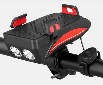 Фара для велосипеда MySpace DEN-045 з тримачем телефона