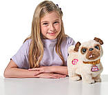 Інтерактивне плюшеве цуценя Zuru Pets Alive Mops Poppy танцюючий песик Мопс Поппі, фото 5