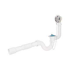 Сифон для ванни Lidz (WHI) 60 03 V001 00 прямоточний (вихід 50 мм)