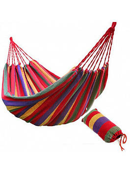 Гамак гавайський для відпочинку Amazonas Brasilia бавовна 200*80 см Червоний