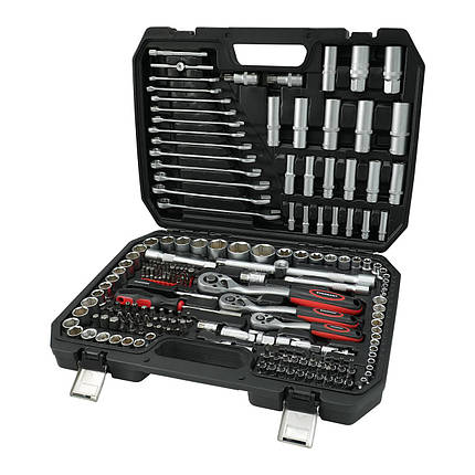 Набір інструменту комбінований 1/4" 3/8" 1/2" 216ед. СТАНДАРТ ST-0216, фото 1