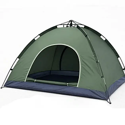 Намет туристичний із механічним розкриттям на 6 облич 220 см*220 см*150 см