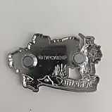 Магніт - металевий - Карта України з містами (29954), фото 3