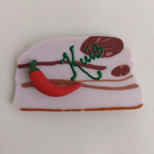 Магніт сувенір "Україна, сало з перцем" (68668), фото 1