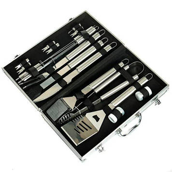 Набір для мангала 43х24х8 см BBQ Tools Set AL-18/8994
