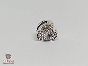 Срібний Кулон зі вставкою цирконій