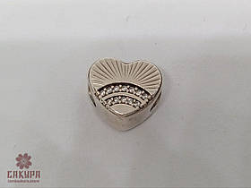 Срібний Кулон зі вставкою цирконій