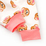 Чоловічок для дівчинки на кнопках з крильцями та пов'язкою з ведмедиками Girl Bears, фото 4