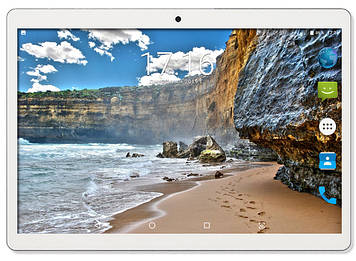 Планшет — телефон Hoozo X1001 Full HD 32 Gb LTE Silver + Чохол-книжка + Карта пам'яті 32GB