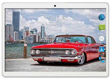 Планшет — телефон Hoozo X1001 Full HD 32 Gb LTE Silver+ Чохол-клавіатура + Карта пам'яті 32GB