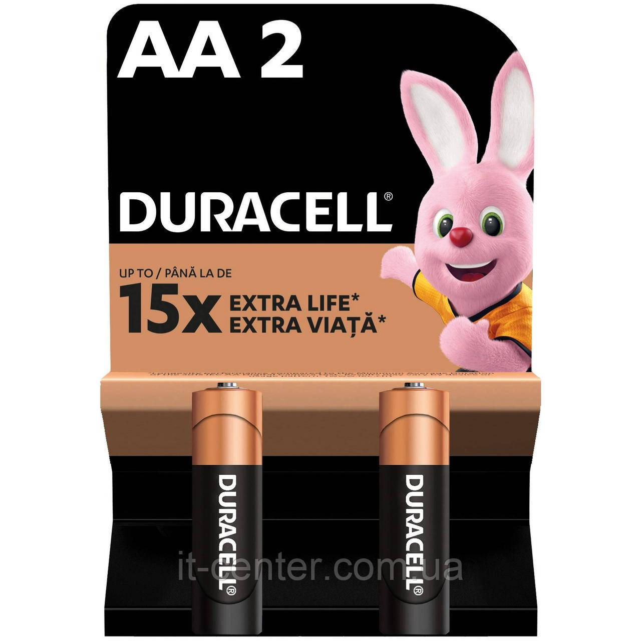Батарейка Duracell MN1500 LR06 AA BLI/2 (81545393)