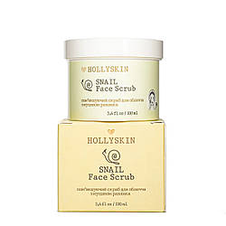 Скраб для обличчя з муцином равлика Hollyskin Snail Face Scrub 100 мл