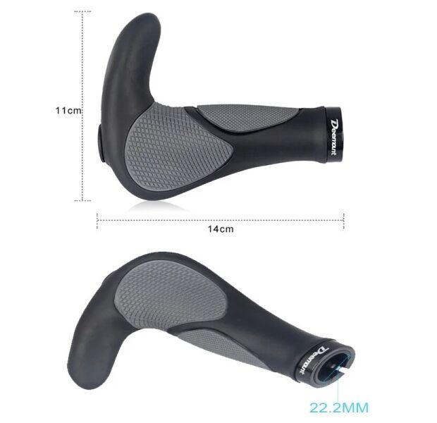 Грипси анатомічні з рогами та замком (BT-012) Feel Fit Чорний, фото 1