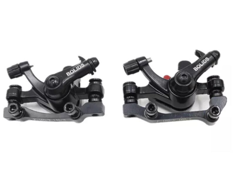 Дисковий гальмівний супорт каліпер на велосипед передній і задній Feel Fit DS-006 Чорний, фото 1