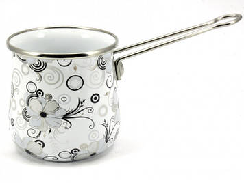 Турка емальована 600 мл Interos Мереживо 1279 (64983) ITR