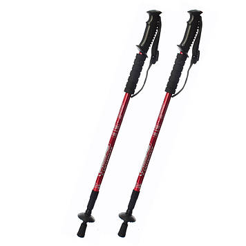 Трекінгові палиці для скандинавської ходьби 2 шт Feel Fit MS 2019-1-RD Червоний
