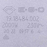 Конфорка для електроплити 18.18484.002 EGO Beko 162200012 D=180mm 2000W (контакт-фастон), фото 5